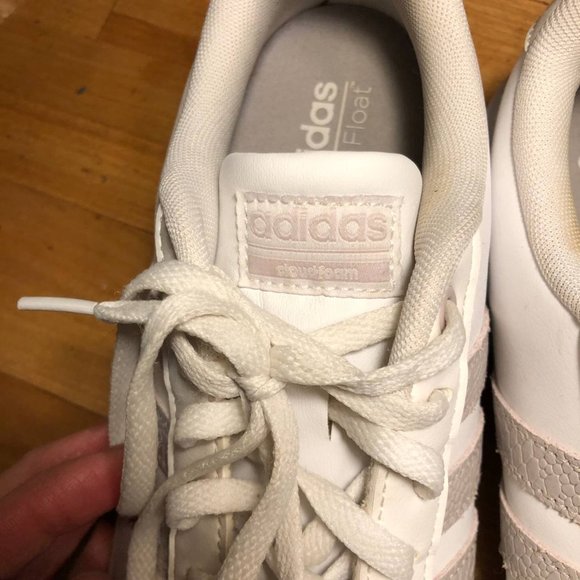 Adidas Cloudfoam Advantage Women’s Size 8 Comfort Shoes B42133 White - Picture 7 of 10